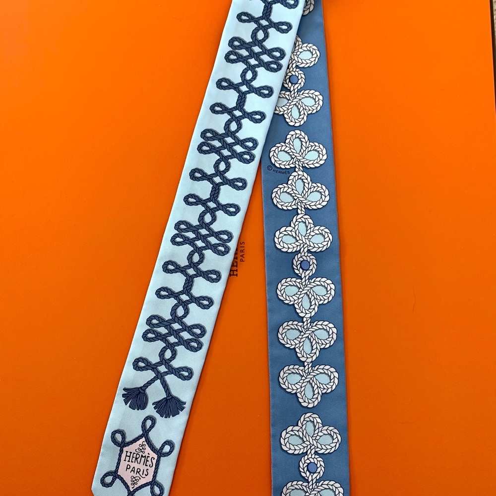 Hermes Galons et Brandebourgs twilly